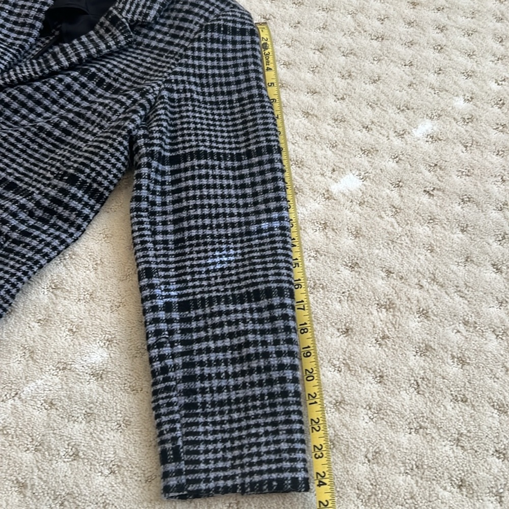 Old Navy black & blue blazer:coat. - Picture 5 of 7
